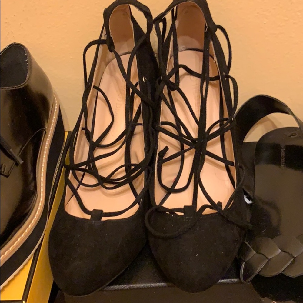 Black Heel with Lace